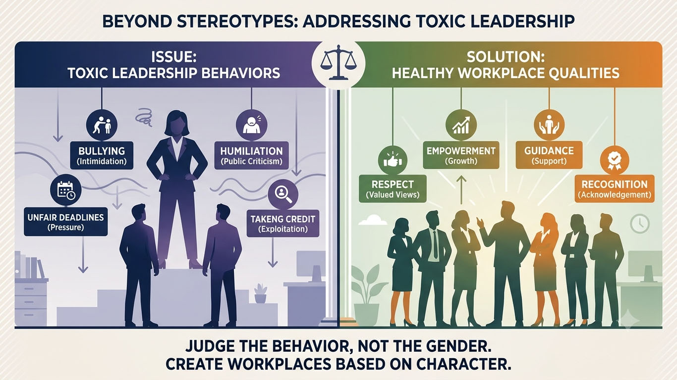 Bad bosses have no gender